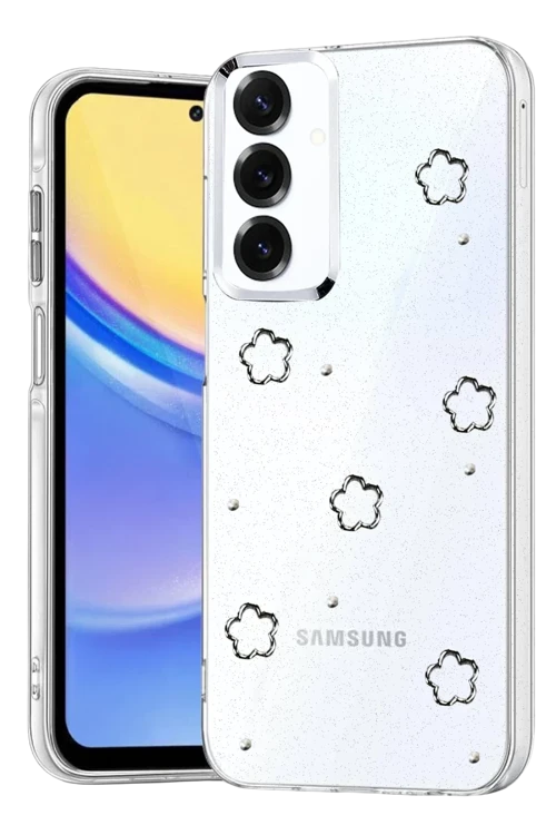 Newface Samsung Galaxy A54 5G Fiyonk Desenli Kapak - Desen 2