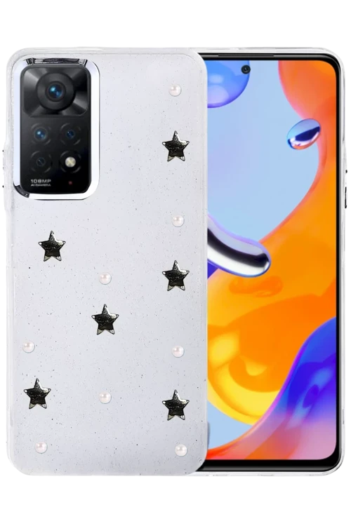 Newface Xiaomi Redmi Note 11 Pro Fiyonk Desenli Kapak - Desen 7