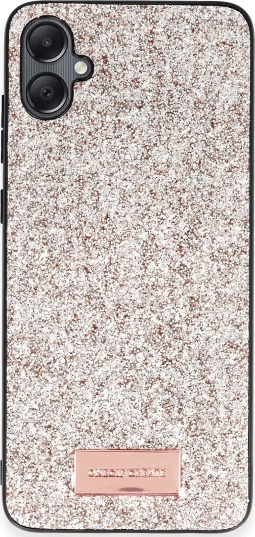 Onegif Samsung Galaxy A05 Bright Simli Kapak - Gold