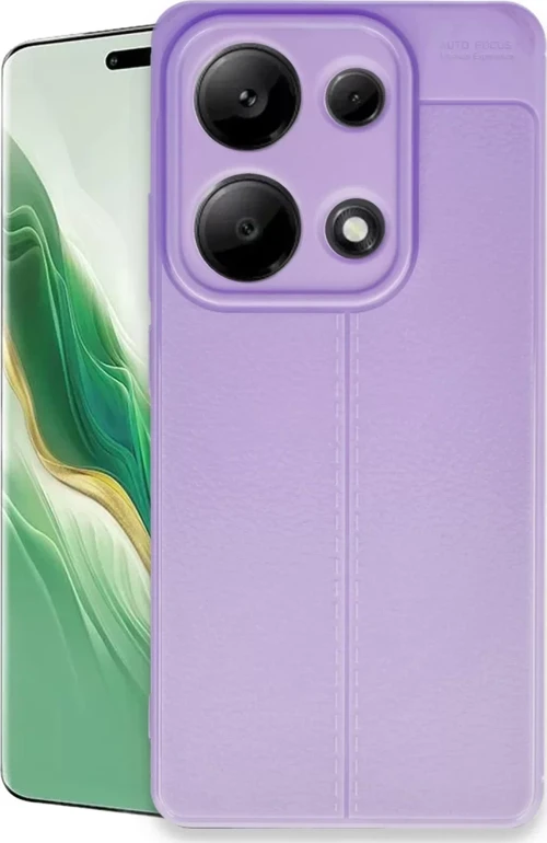 Newface Xiaomi Redmi Note 13 Pro 4G Kılıf Auto Focus Kapak - Lila