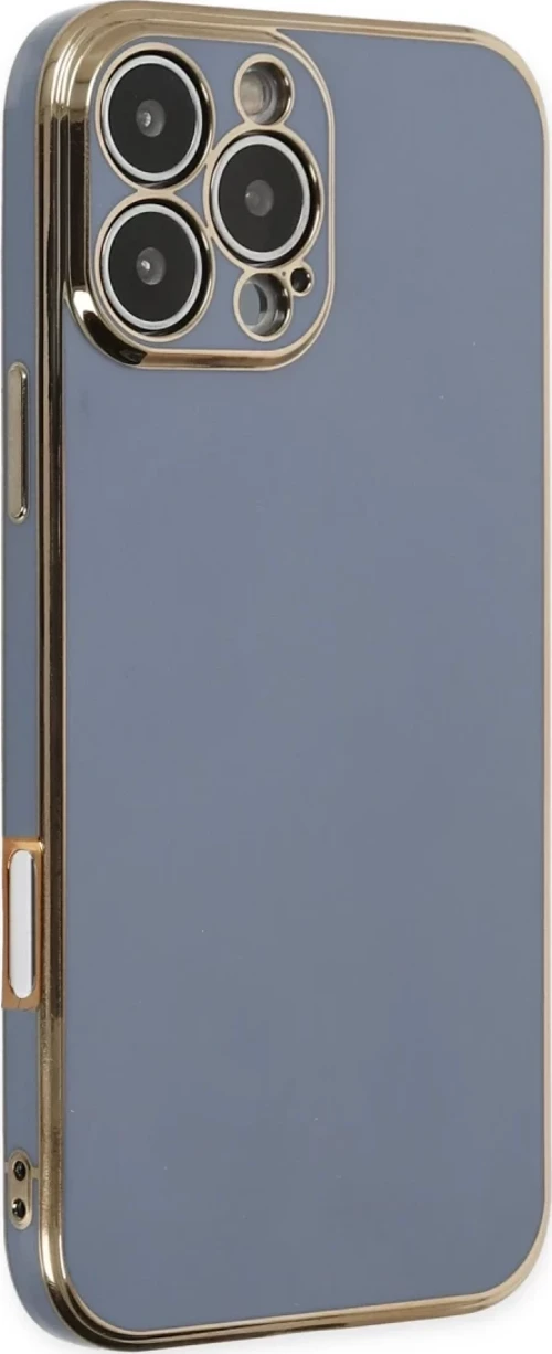Newface Apple iPhone 16 Pro Max Kılıf Volet Silikon - Mavi