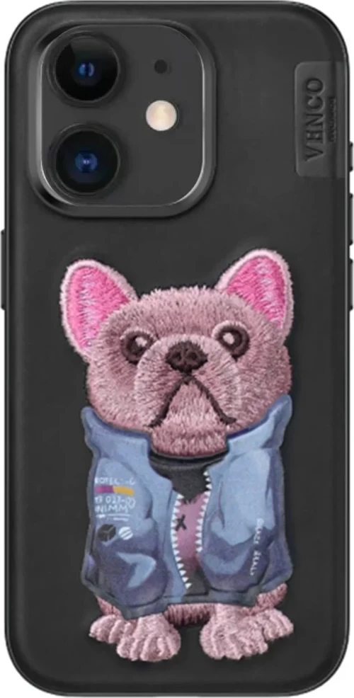 Venco Apple iPhone 11 Cute Desenli Kapak - Siyah