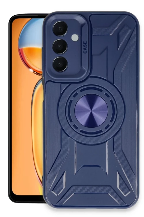 Newface Samsung Galaxy A25 5G Kılıf Lincoln Silikon - Lacivert