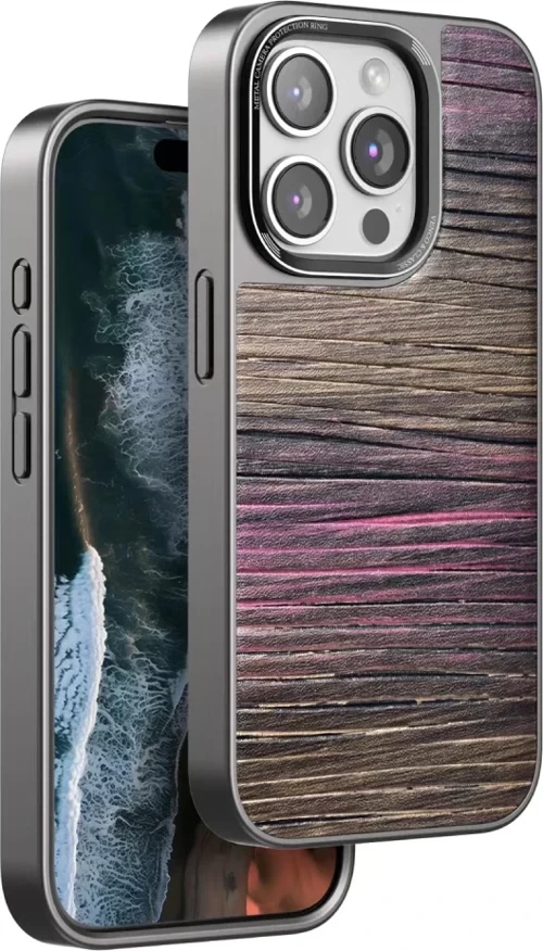 Venco Apple iPhone 15 Pro Max Wave Kapak - Pembe