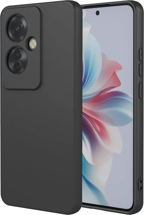 Newface Oppo Reno 11F Kılıf First Silikon - Siyah