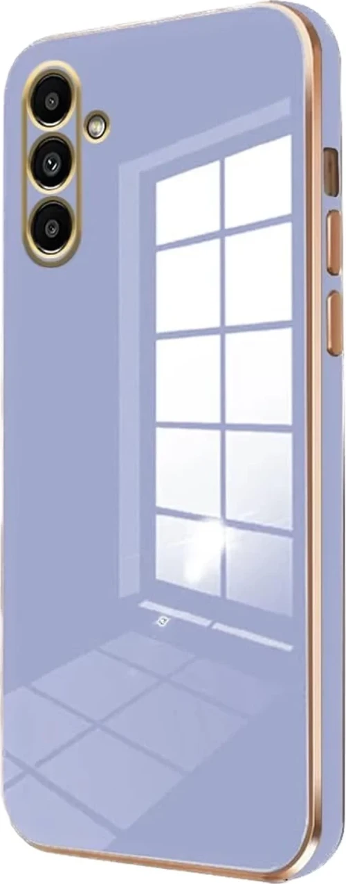 Newface Samsung Galaxy M15 Kılıf Volet Silikon - Mavi