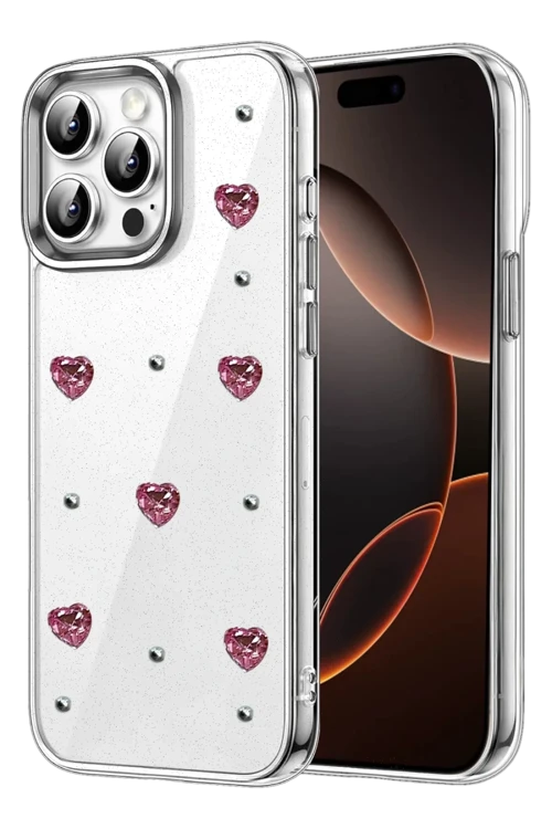 Newface Apple iPhone 14 Pro Max Fiyonk Desenli Kapak - Desen 3
