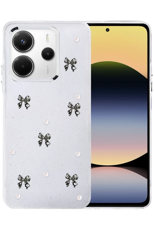 Newface Xiaomi Redmi Note 14 4G Fiyonk Desenli Kapak - Desen 8