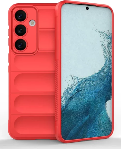 Newface Samsung Galaxy S24 Kılıf Optimum Silikon - Kırmızı