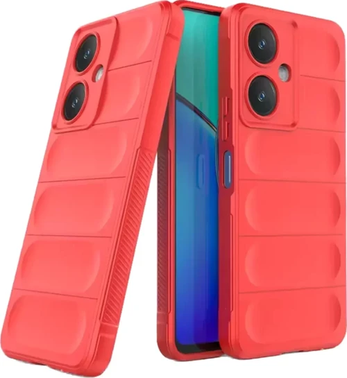 Newface Vivo Y27 Kılıf Optimum Silikon - Kırmızı