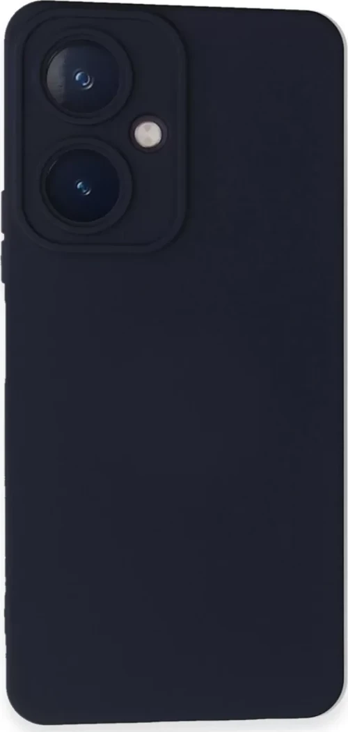 Newface Vivo Y27 Kılıf Nano içi Kadife Silikon - Lacivert