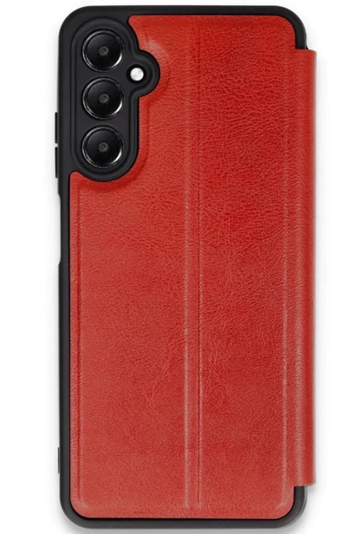Newface Samsung Galaxy A35 5G Kılıf Flip Cover - Kırmızı