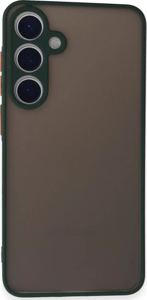 Newface Samsung Galaxy S24 Kılıf Montreal Silikon Kapak - Yeşil