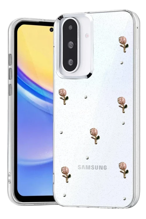 Newface Samsung Galaxy A26 Fiyonk Desenli Kapak - Desen 6
