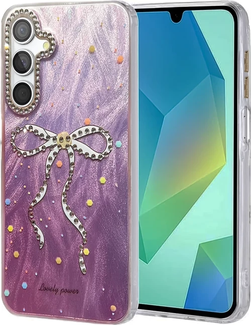 Newface Samsung Galaxy A25 5G Kılıf Blade Aynalı Desenli Kapak - Desen 1