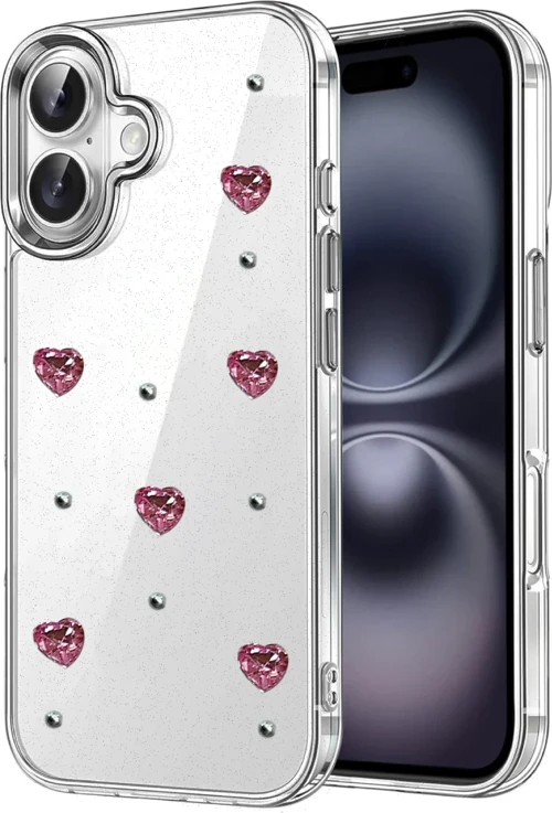 Newface Apple iPhone 16 Plus Fiyonk Desenli Kapak - Desen 3