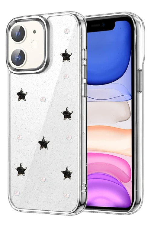 Newface Apple iPhone 11 Fiyonk Desenli Kapak - Desen 7