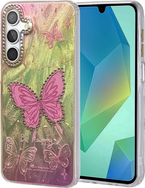 Newface Samsung Galaxy S25 Plus Kılıf Blade Aynalı Desenli Kapak - Desen 5