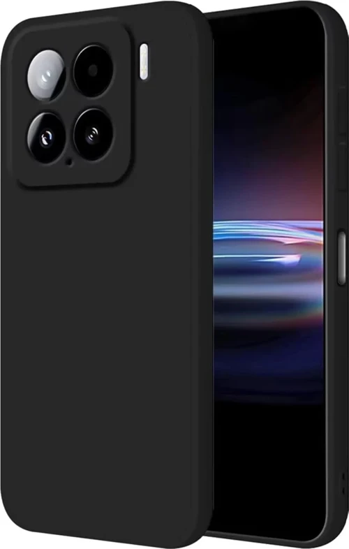 Newface Xiaomi Mi 15 Pro Kılıf Nano içi Kadife Silikon - Siyah