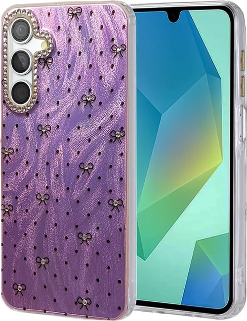 Newface Samsung Galaxy A15 4G Kılıf Blade Aynalı Desenli Kapak - Desen 2