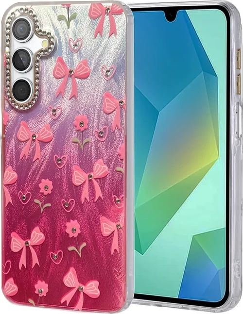 Newface Samsung Galaxy A14 4G Kılıf Blade Aynalı Desenli Kapak - Desen 3