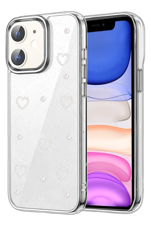 Newface Apple iPhone 12 Fiyonk Desenli Kapak - Desen 10
