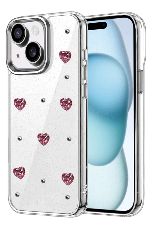 Newface Apple iPhone 14 Fiyonk Desenli Kapak - Desen 3