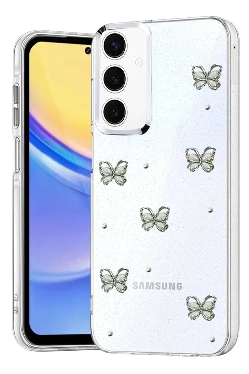 Newface Samsung Galaxy A35 5G Fiyonk Desenli Kapak - Desen 9