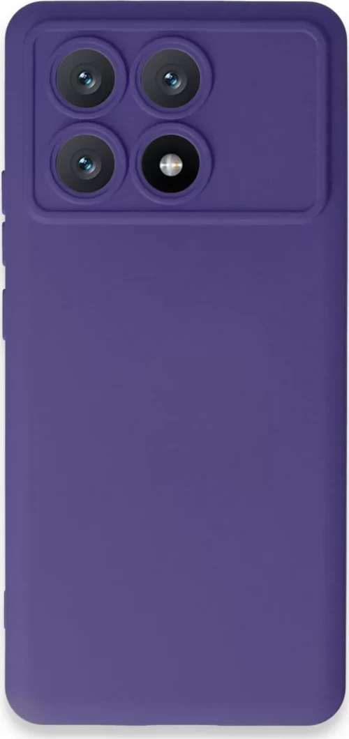Newface Xiaomi Poco X6 Pro Kılıf Nano içi Kadife Silikon - Mor