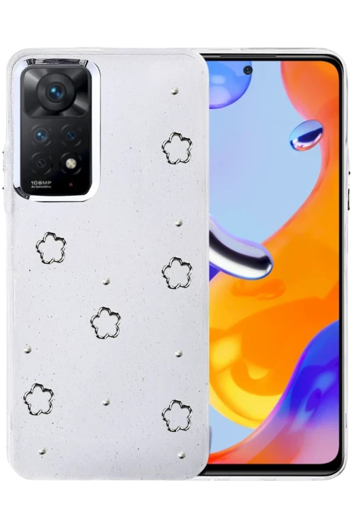 Newface Xiaomi Redmi Note 11 Pro Fiyonk Desenli Kapak - Desen 2