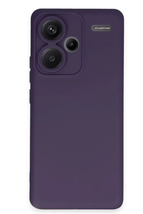Newface Xiaomi Redmi Note 13 Pro Plus Kılıf Nano içi Kadife Silikon - Mor