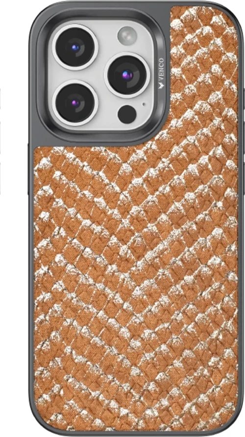 Venco Apple iPhone 15 Pro Viper Kapak - Kahverengi