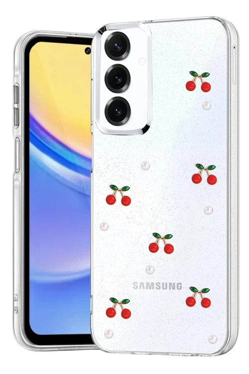 Newface Samsung Galaxy S23 FE Fiyonk Desenli Kapak - Desen 9