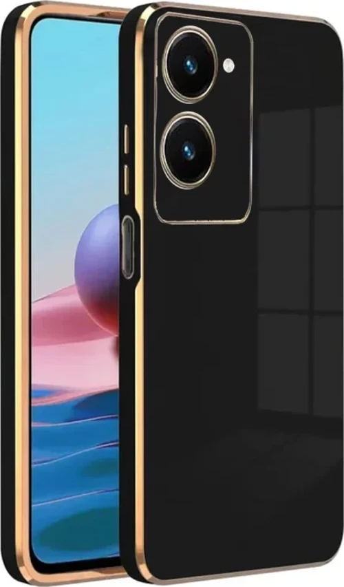 Newface Vivo Y18 Kılıf Volet Silikon - Siyah
