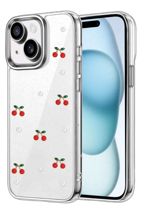 Newface Apple iPhone 15 Fiyonk Desenli Kapak - Desen 9
