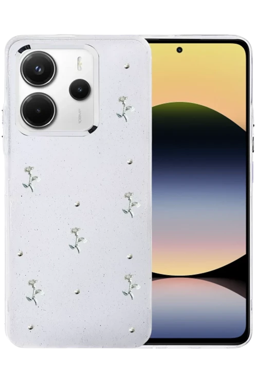Newface Xiaomi Redmi Note 14 4G Fiyonk Desenli Kapak - Desen 4