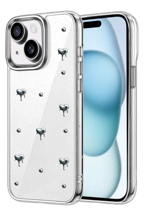 Newface Apple iPhone 14 Fiyonk Desenli Kapak - Desen 1