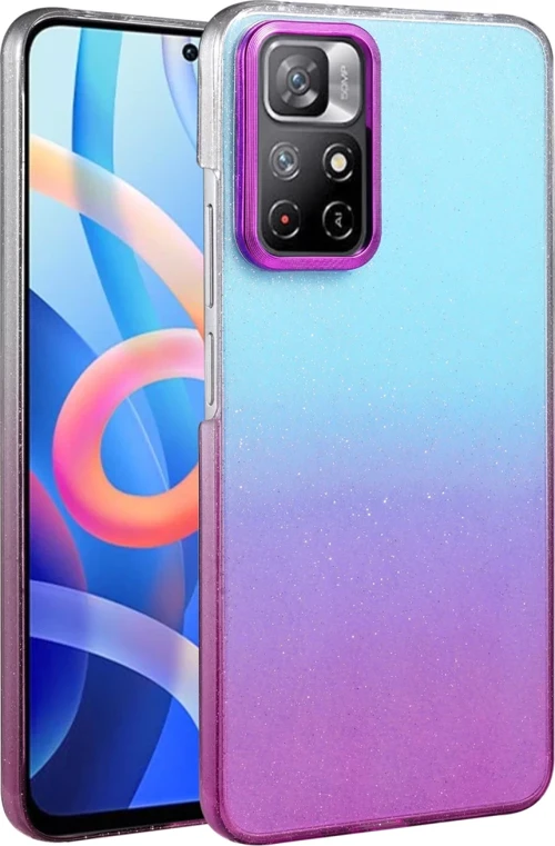 Newface Xiaomi Redmi Note 11 Pro Glossy Kapak - Mor
