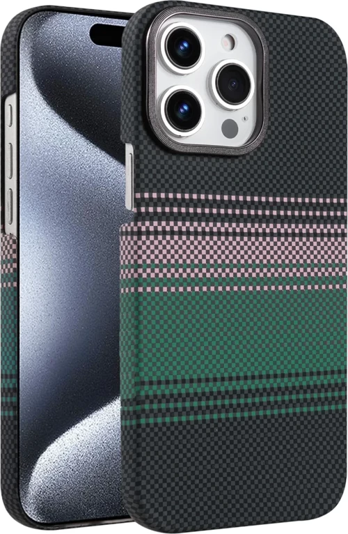 Newface Apple iPhone 15 Pro Max Vega Magsafe Kapak - Yeşil