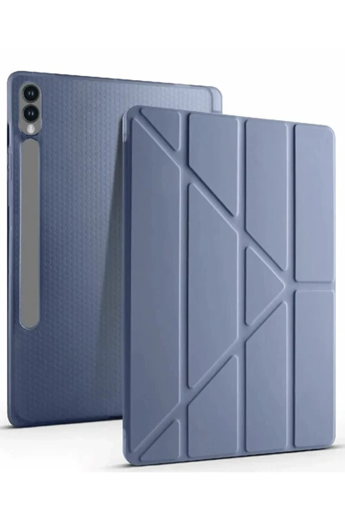 Newface Samsung Galaxy X610 Tab S9 FE Plus 12.4 Kılıf Kalemlikli Mars Tablet Kılıfı - Lavender
