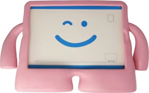 Newface Samsung Galaxy Tab A9 Kılıf Karakter Tablet Silikon - Açık Pembe