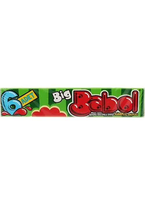 Karpuz Aromalı Stick Balonlu Sakız 27 g. * 18 Adetli