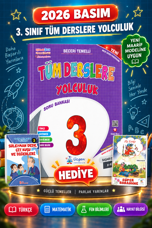 Üçgen 3.Sınıf Tüm Derslere Yolculuk Soru Bankası