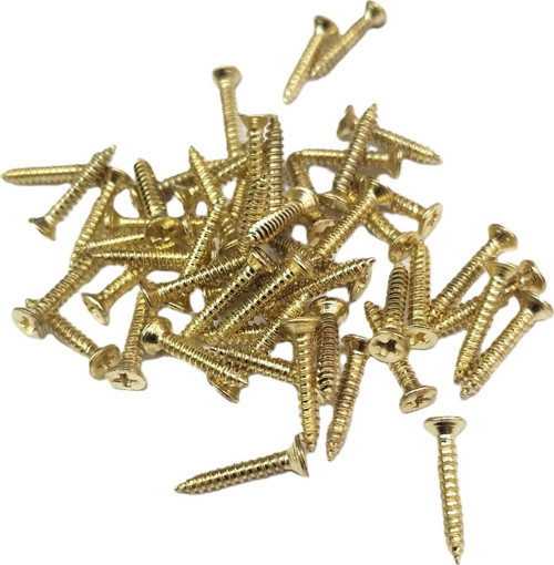 Sarı 1000 Adet Klips Vidası 2,2x13 mm YHB - Konik Başlı Kutu, Sandık, Ayak, Askı, Mini Vida