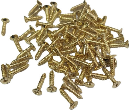 Sarı 1000 Adet Klips Vidası 2,2x9,5 mm YHB - Konik Başlı Kutu, Sandık, Ayak, Askı, Mini Vida