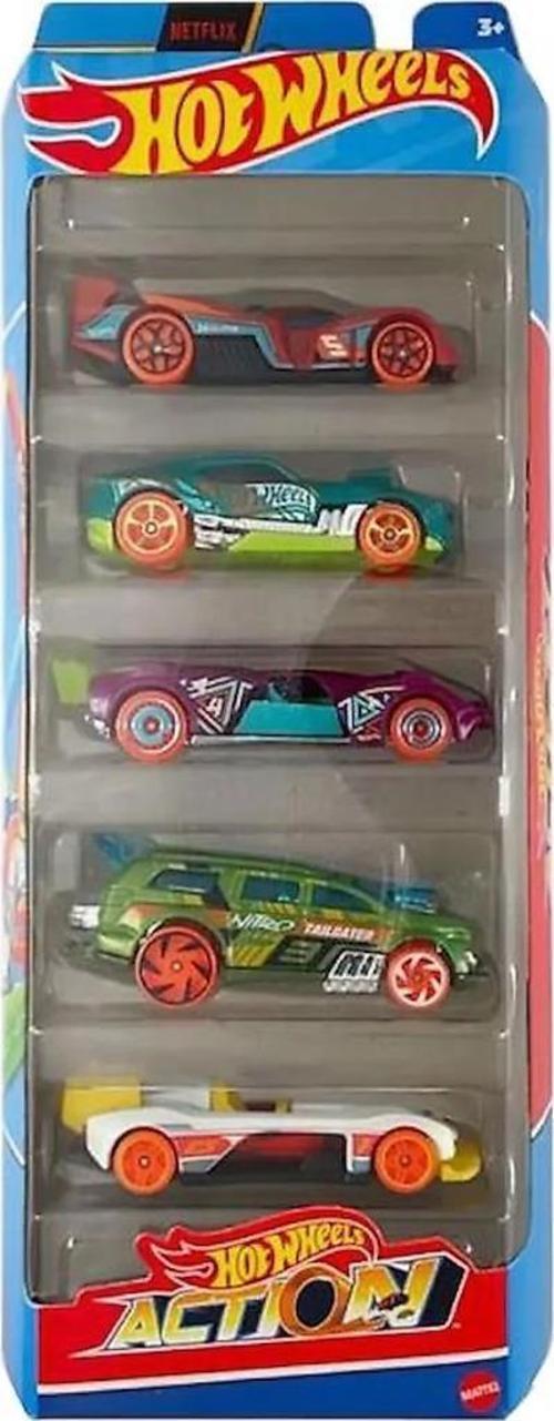 Hot Wheels Araba Seti 5 Li 1806 HTV45