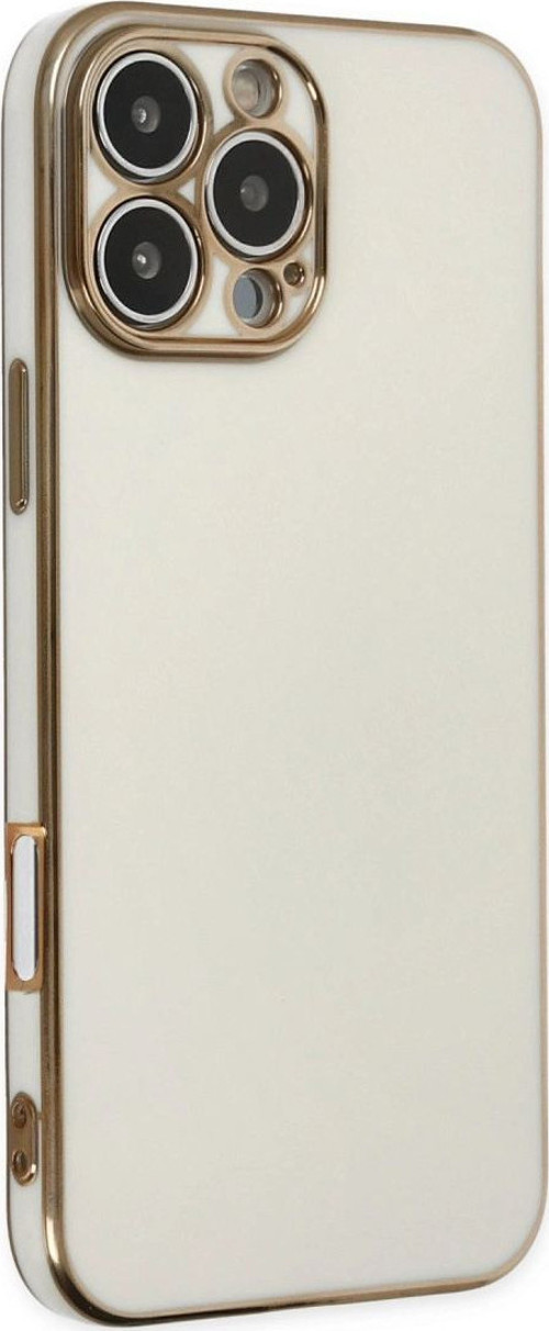Apple İphone 16 Pro Kılıf Volet Silikon - Beyaz