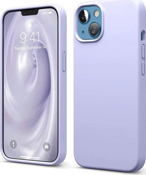 Apple İphone 14 Kılıf First Silikon - Lila
