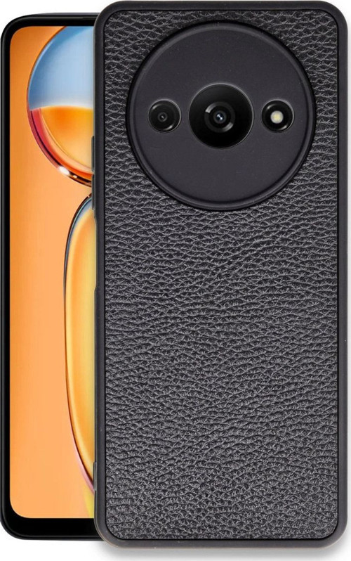 Xiaomi Redmi A3 4g Kılıf Aras Deri Kapak - Siyah