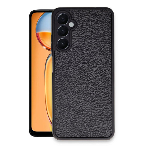 Samsung Galaxy M15 Kılıf Aras Deri Kapak - Siyah